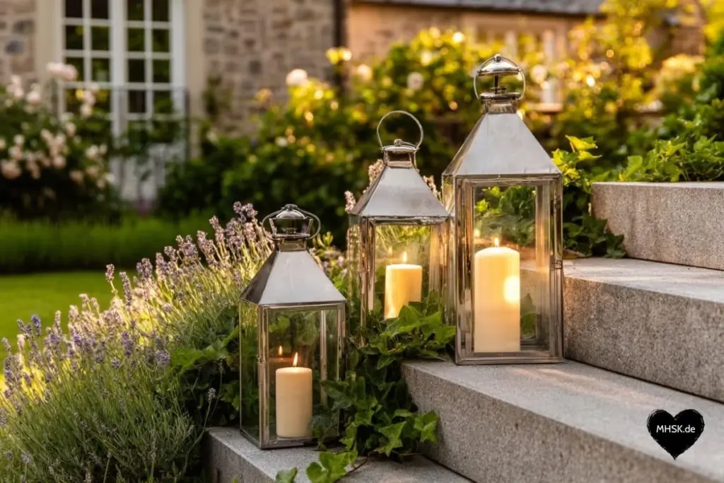 Linternas de jardín: el truco de la "cascada" para tu decoración de exteriores