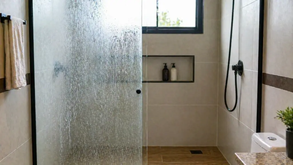 Mampara de baño impecable: el método de 15 minutos para eliminar el calcio