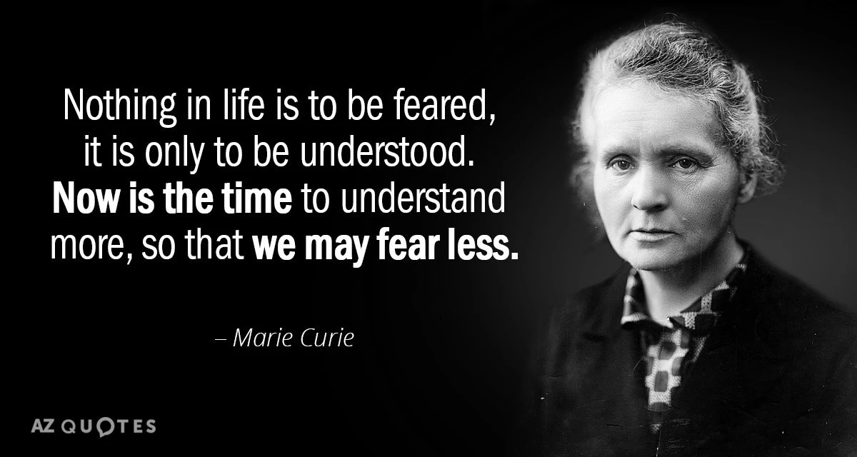 Marie Curie al revés: cómo entender el miedo para dejar de temer - image 1