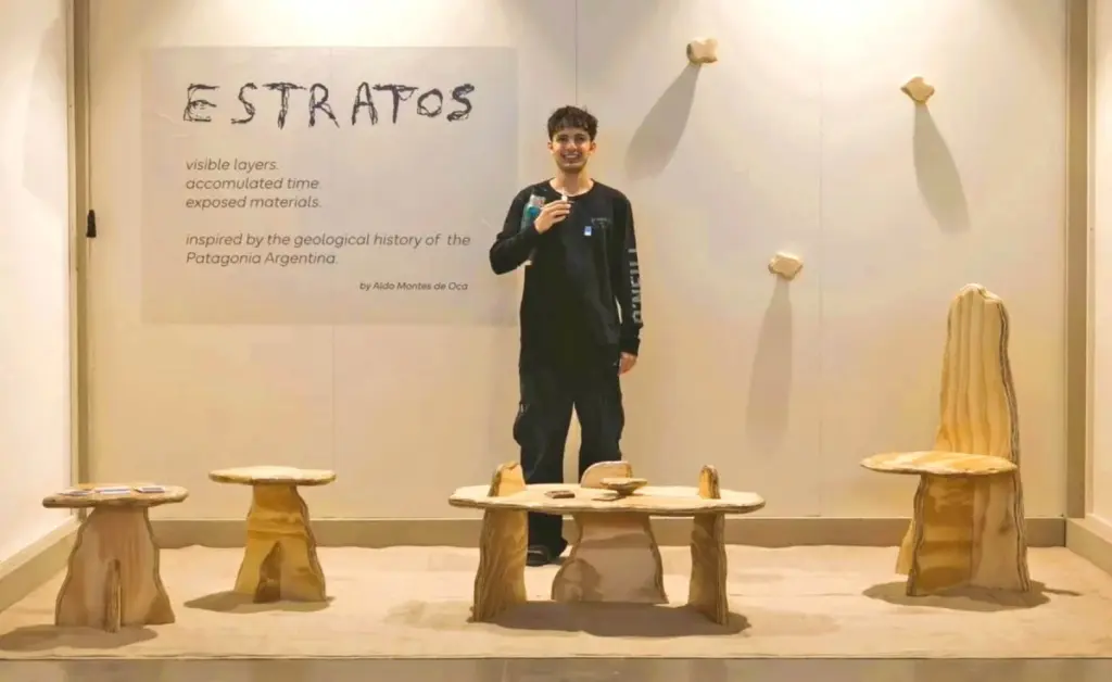 Muebles de lujo en una maleta: el secreto de Aldo Montes de Oca en Milán