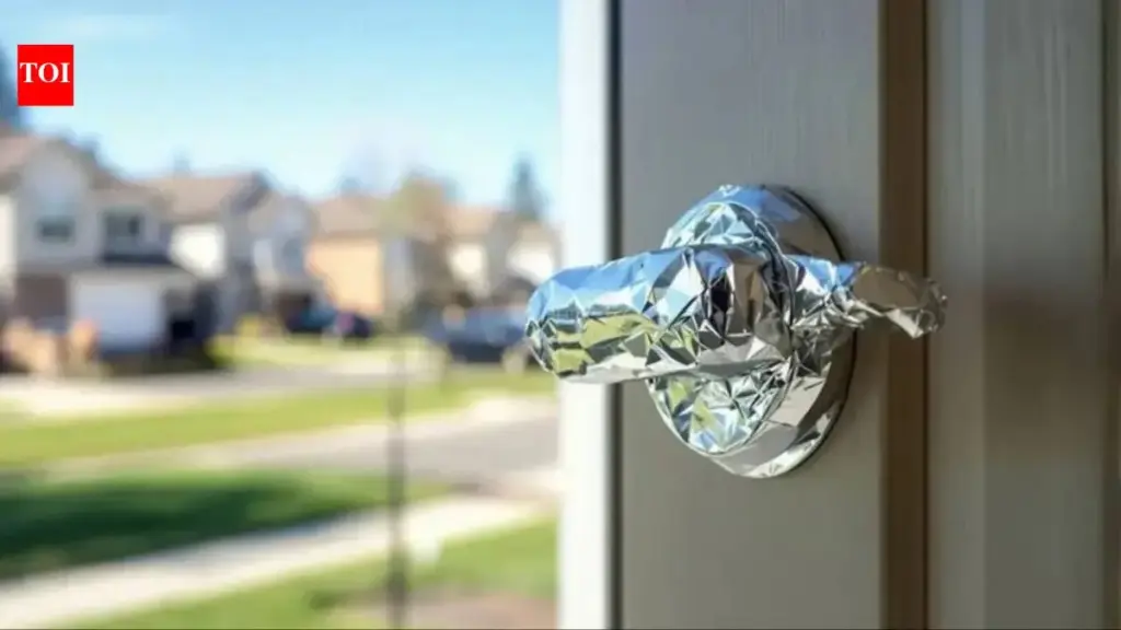 Pomos de las puertas con papel de aluminio: el truco contra calambres y robos