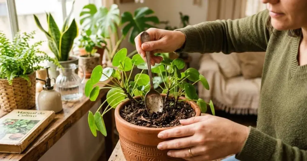 Por qué los jardineros ponen cucharas en las macetas: el secreto para no matar tus plantas