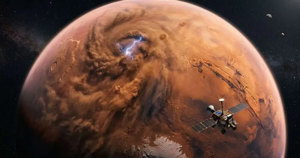Relámpagos en Marte: el rover Perseverance captó un milagro eléctrico