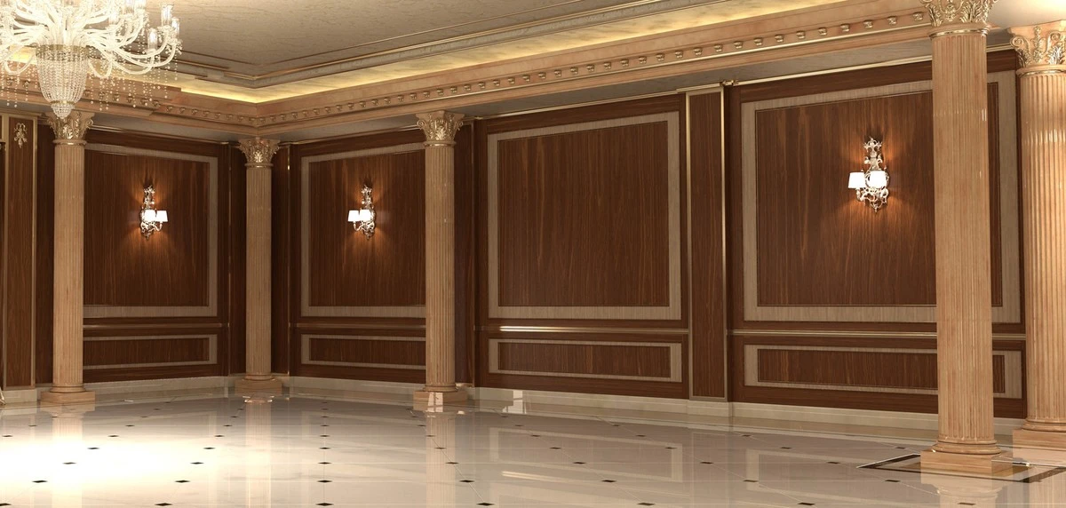 Sala de estar fría: el truco del panelado de madera para un salón de revista - image 1