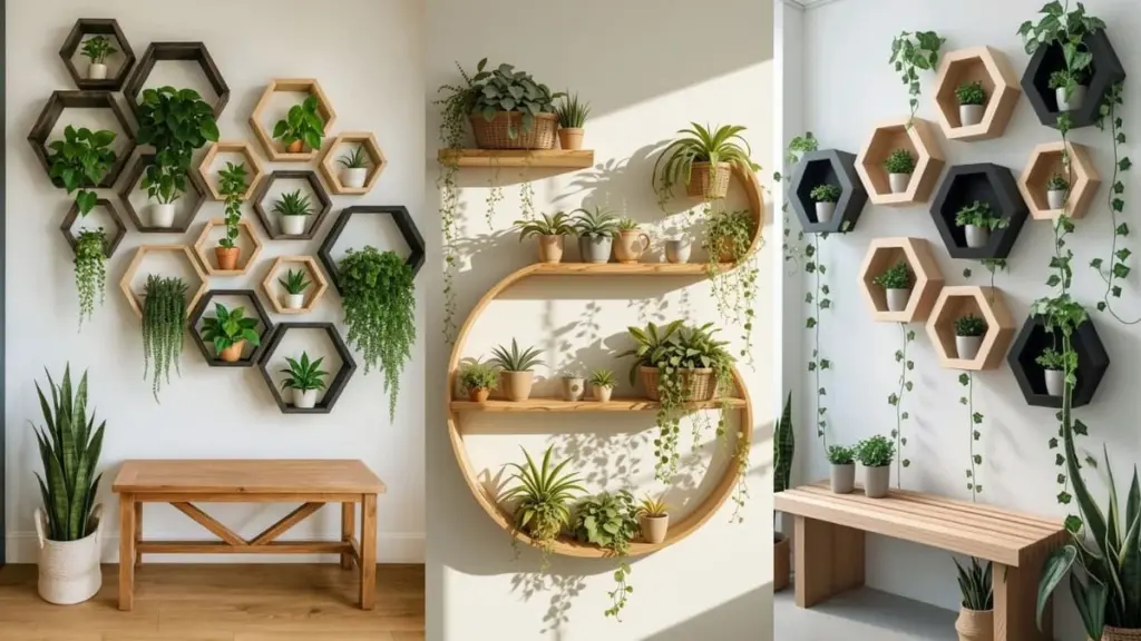 Salón pequeño: el truco de las macetas de pared para decorar en 2 minutos