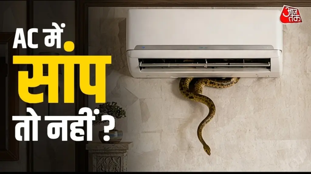 Serpiente en el aire acondicionado: el truco de 2 minutos para evitarlo