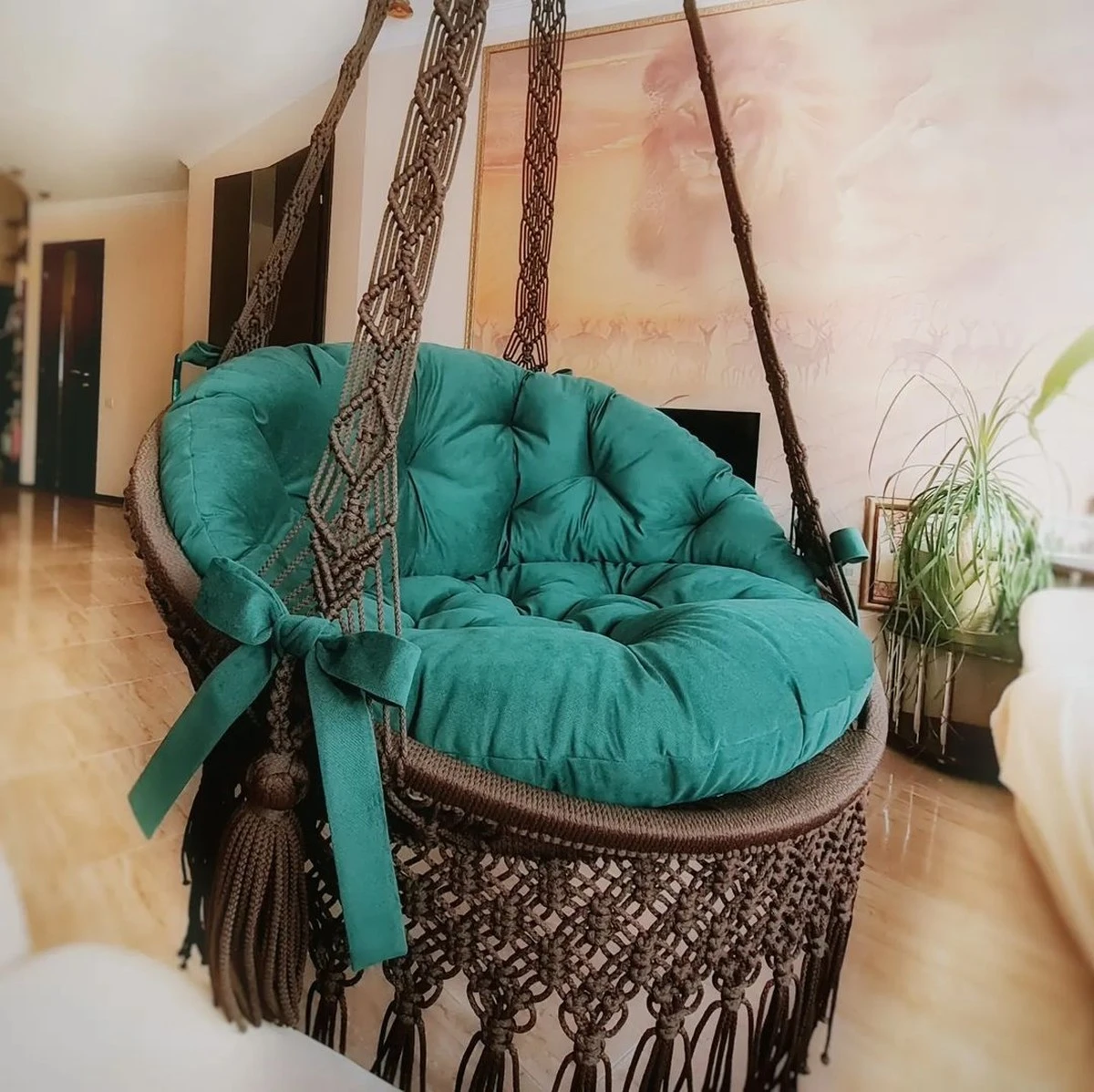 Silla Columpio de Macramé de Dunelm: el truco para que dure todo el verano - image 1