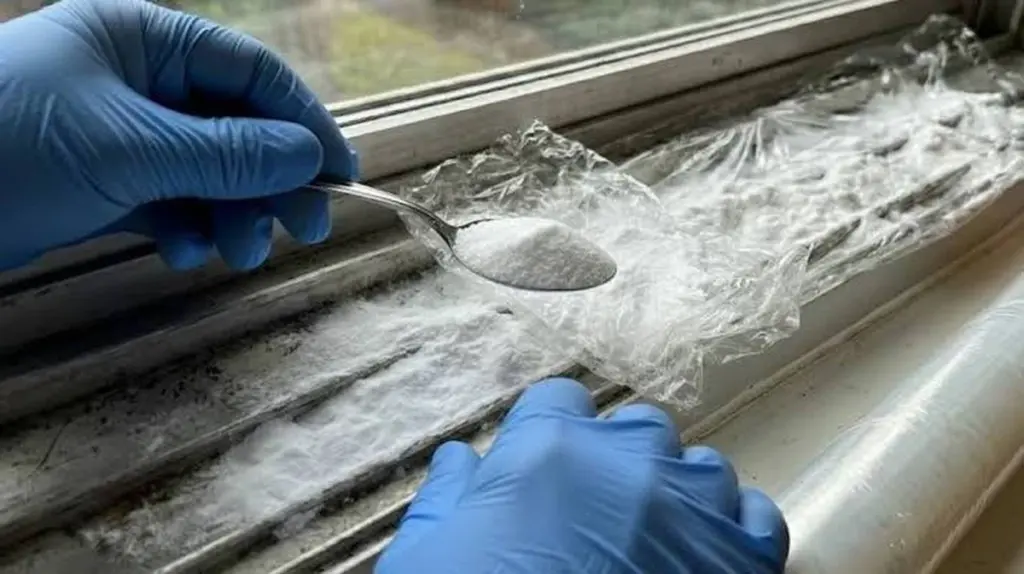 Ventanas como nuevas: el truco del bicarbonato de sodio y papel film