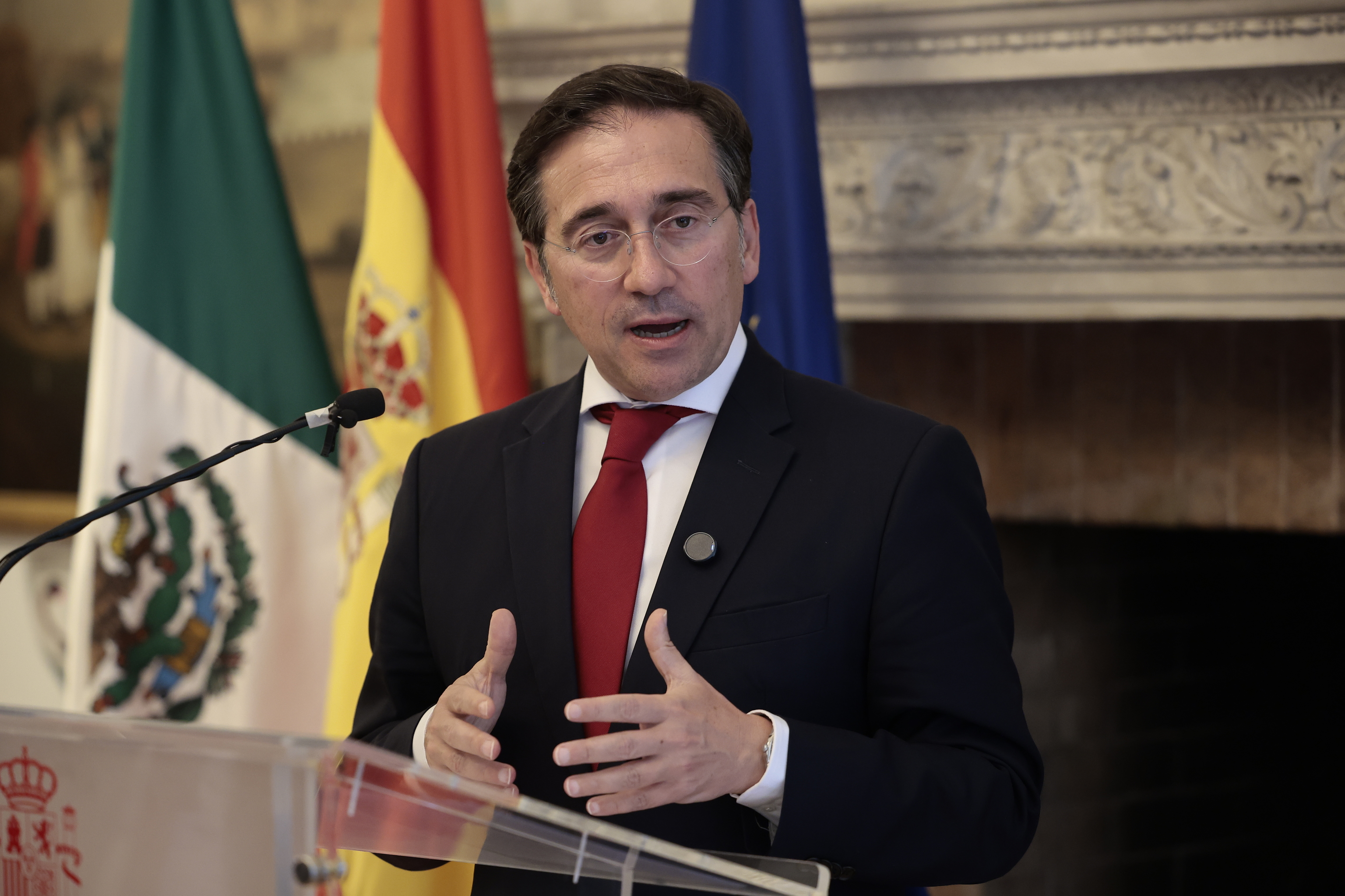 El ministro de Asuntos Exteriores, en Ciudad de México