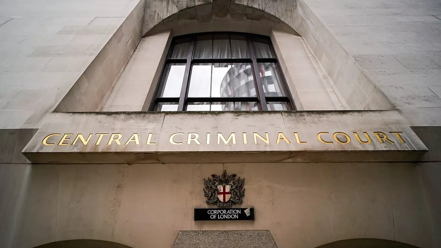 General view of the outside of the Central Criminal Court, commonly known as the Old Bailey, in London, 22 October, 2021