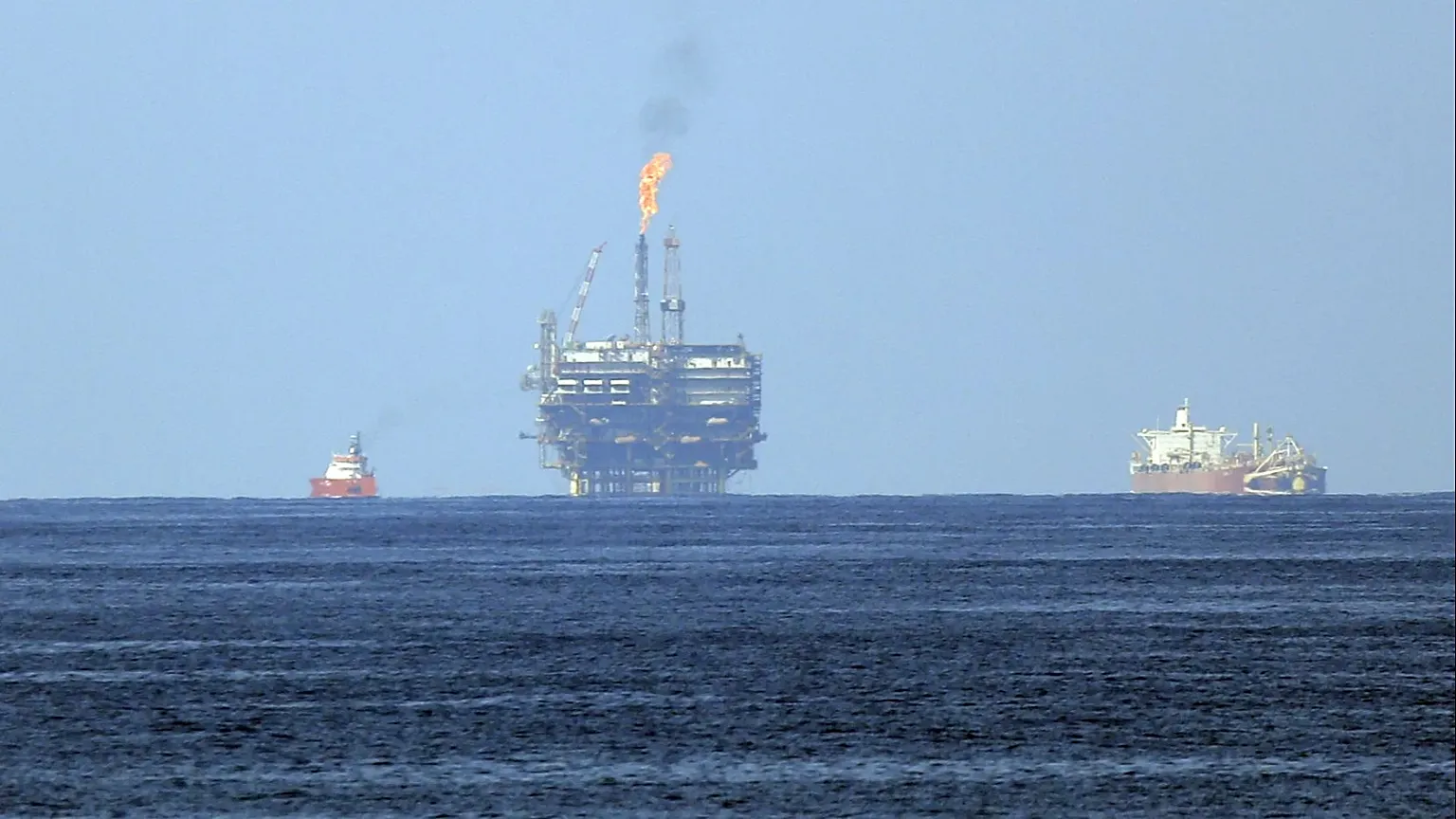 Eni's Bouri Offshore oil terminal is seen off the Libyan coast, 1 August, 2015