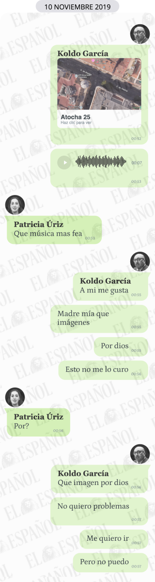 Conversación entre Patricia Úriz y Koldo García