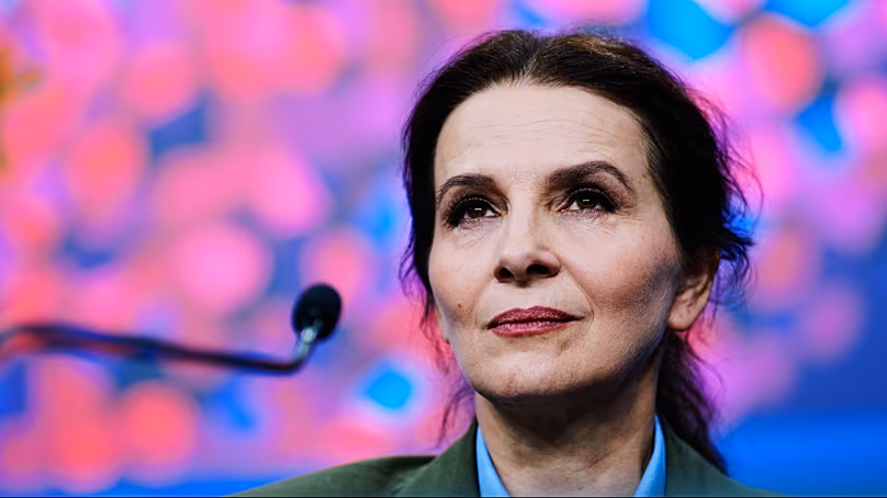 Actress Juliette Binoche, one of the signatories of the “Zapper Bolloré” petition. (AP Photo/Markus Schreiber)