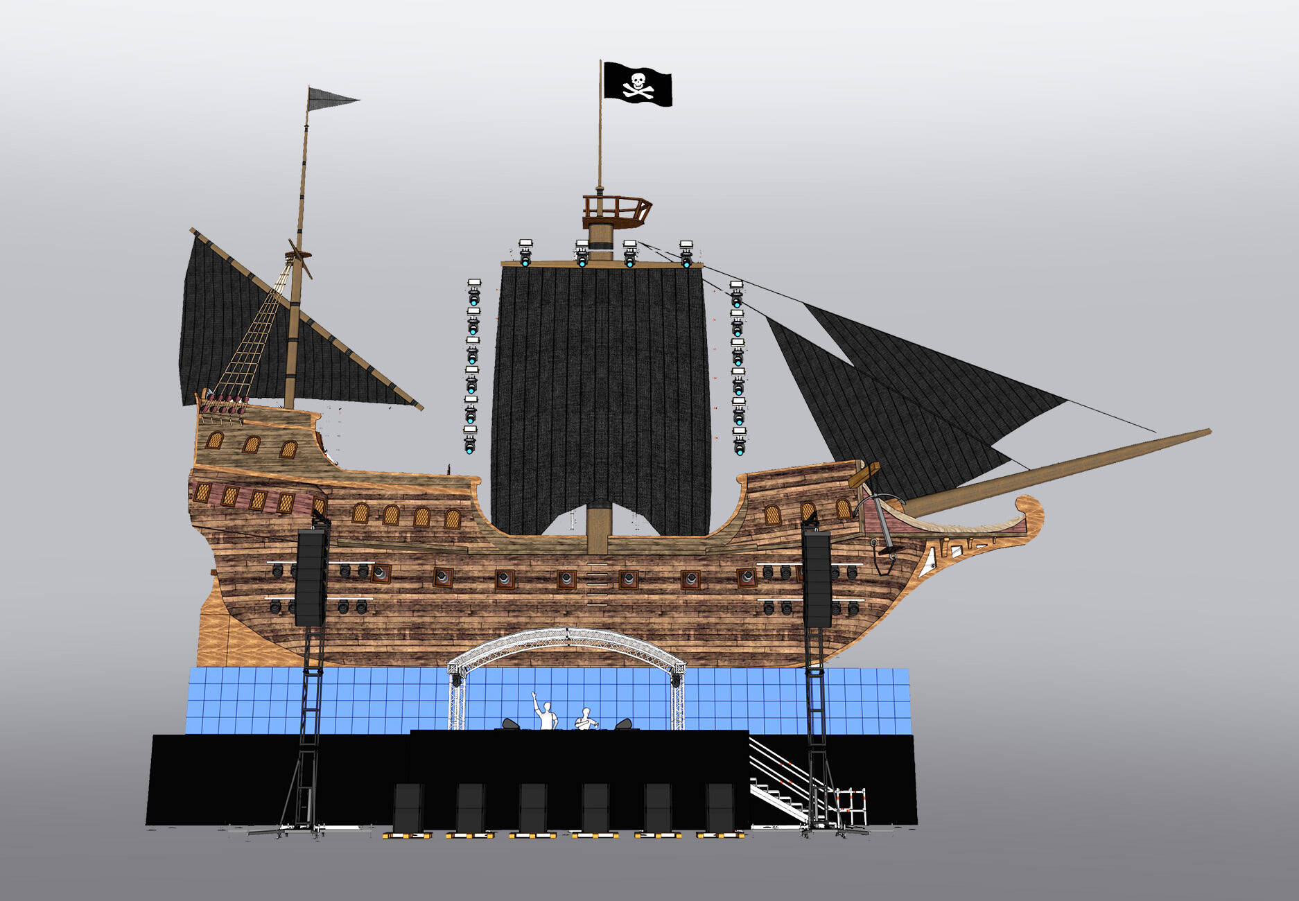 Foto: El festival que este verano contará con una réplica de un galeón pirata del siglo XVII como escenario. (Cortesía)