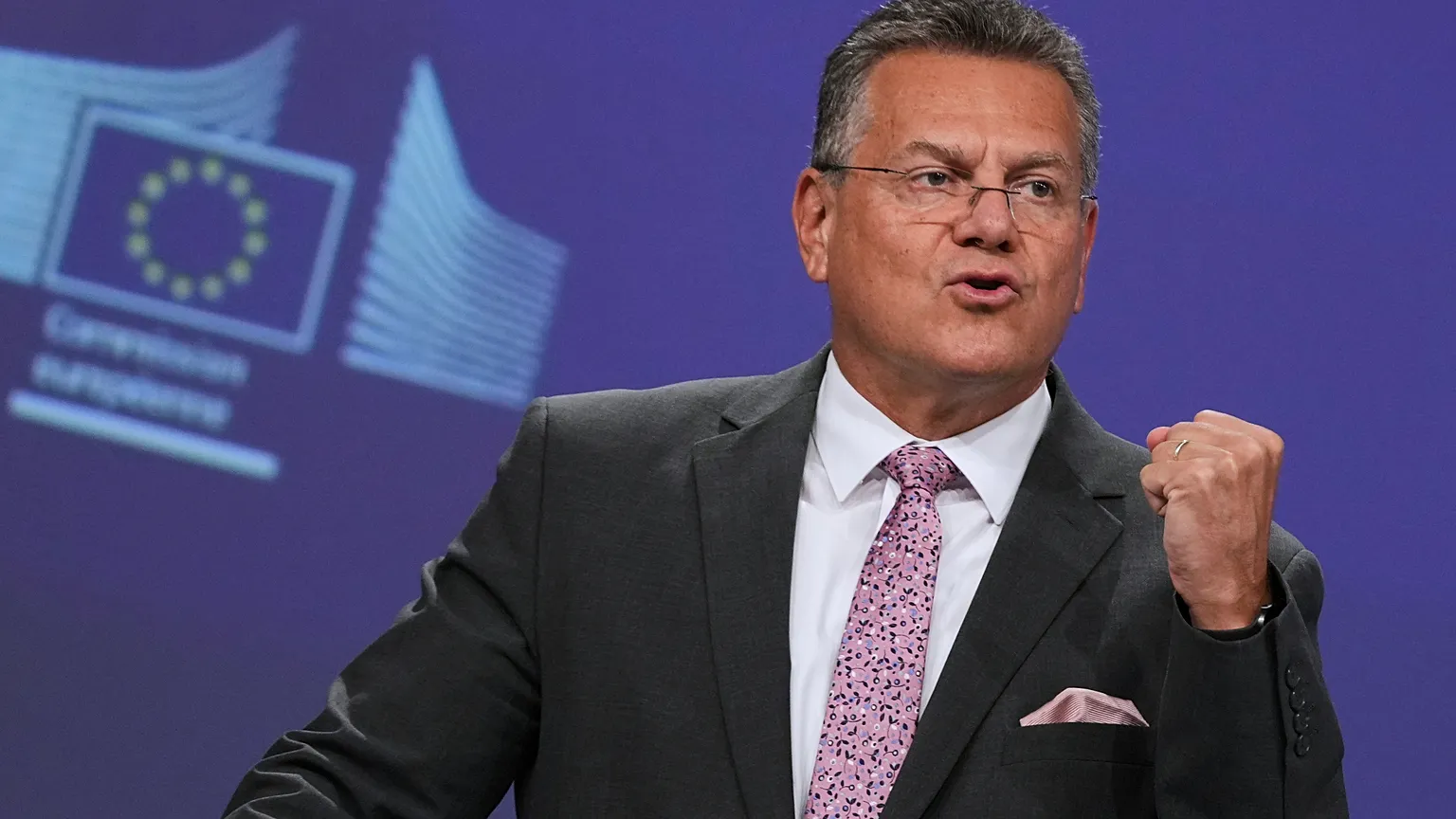 EU Trade Commissioner Maroš Šefčovič vows to fight for EU jobs and industry.