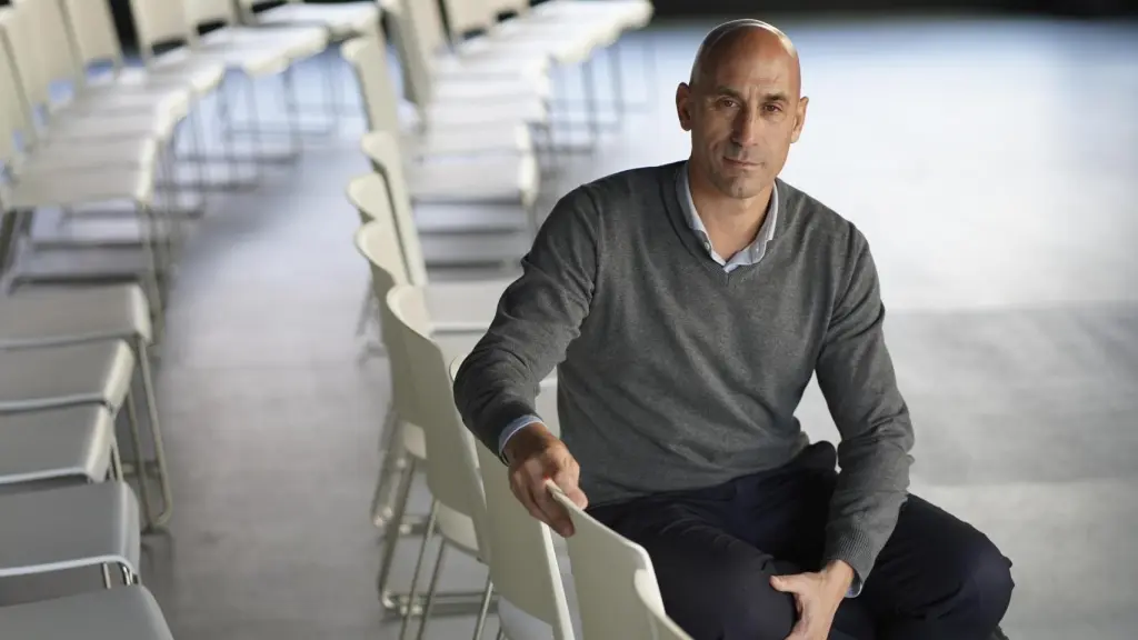 Luis Rubiales, durante una entrevista con EL ESPAÑOL presentando su libro Matar a Rubiales