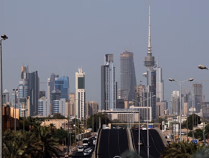 The Kuwait City skyline, 19 July, 2009 