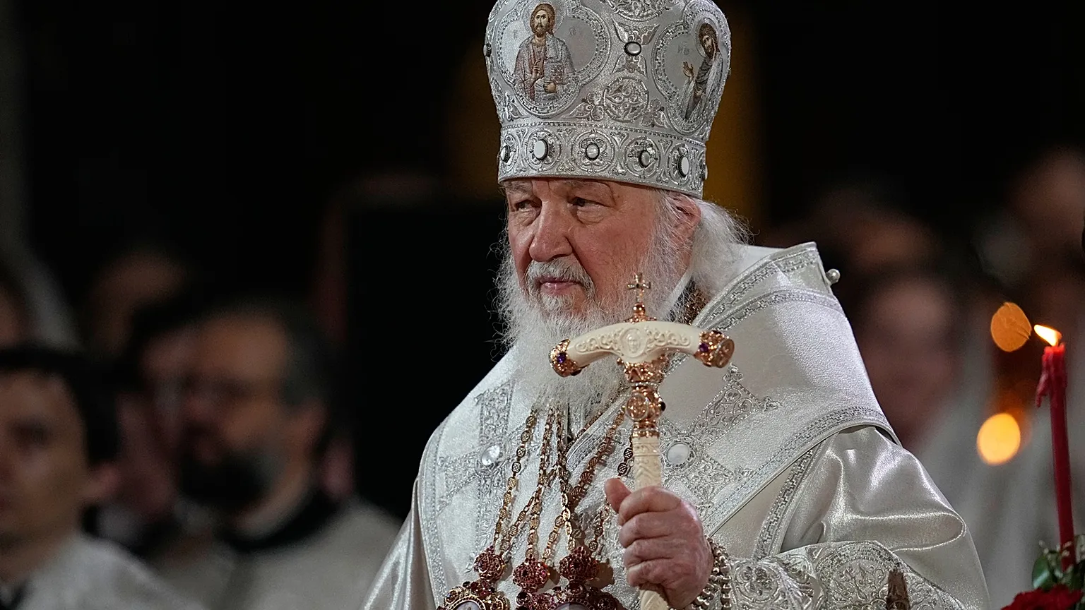 Patriarch Kirill is the head of Russia's Orthodox Church.