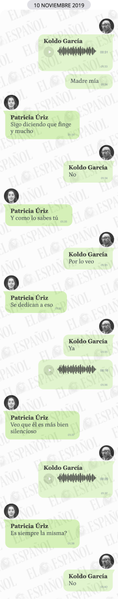 Conversación entre Patricia Úriz y Koldo García