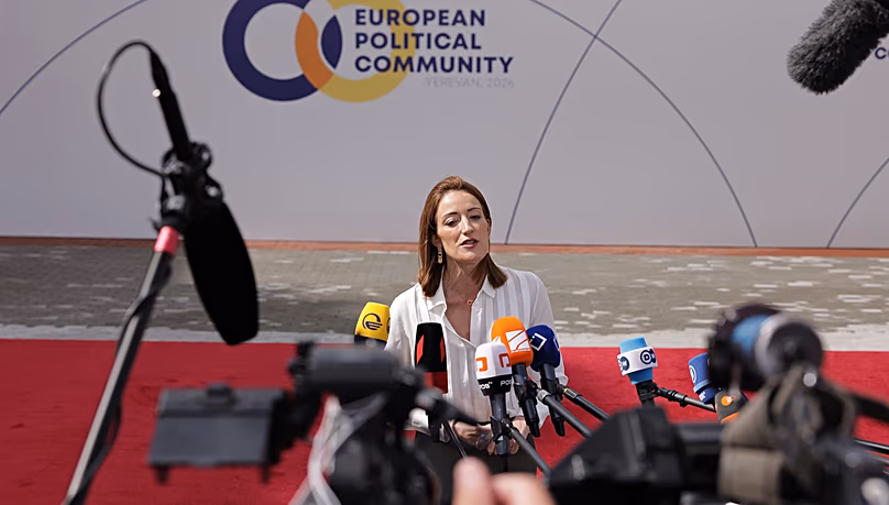 Roberta Metsola in Armenia.