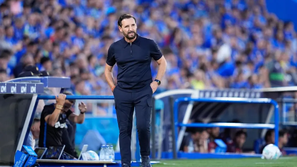 José Bordalás, en el partido del Getafe.