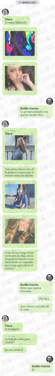 Conversación entre Tiara y Koldo García