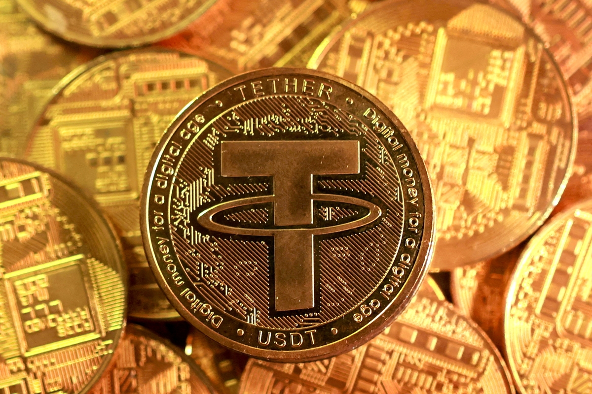 Representación de Tether. (Dado Ruvic/Illustration/Reuters)