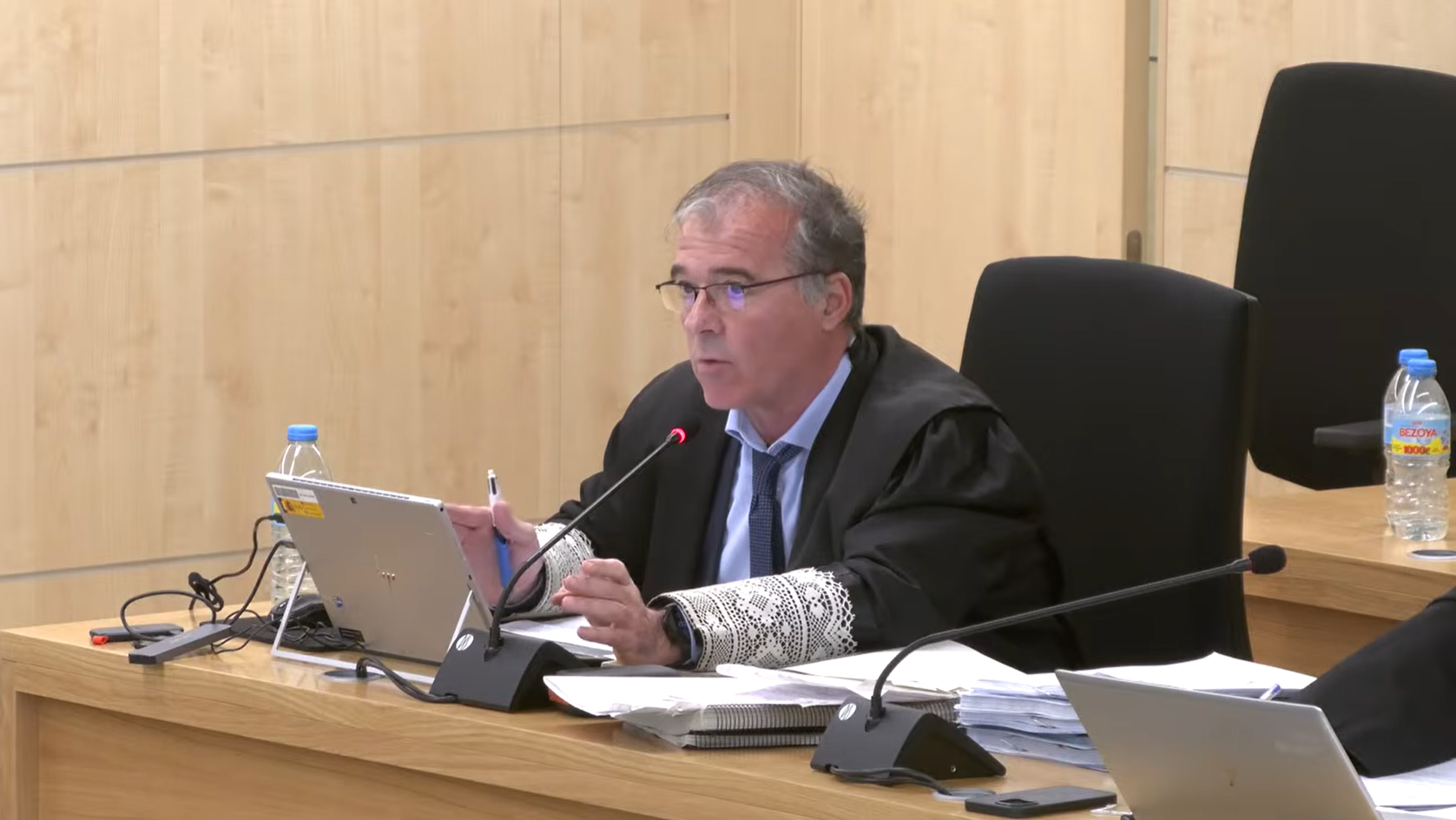 El fiscal de Anticorrupción Fernando Bermejo, este lunes en el juicio.