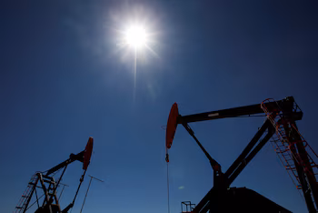 Plataformas petroleras en Vaca Muerta, en la provincia patagónica de Neuquén, Argentina. (REUTERS/Agustin Marcarian)