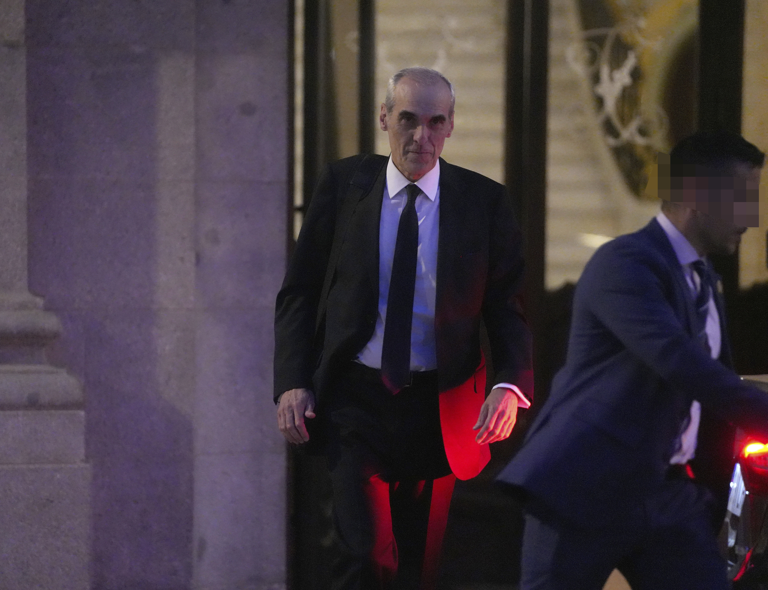 El fiscal Anticorrupción Alejandro Luzón, a su salida del Tribunal Supremo.