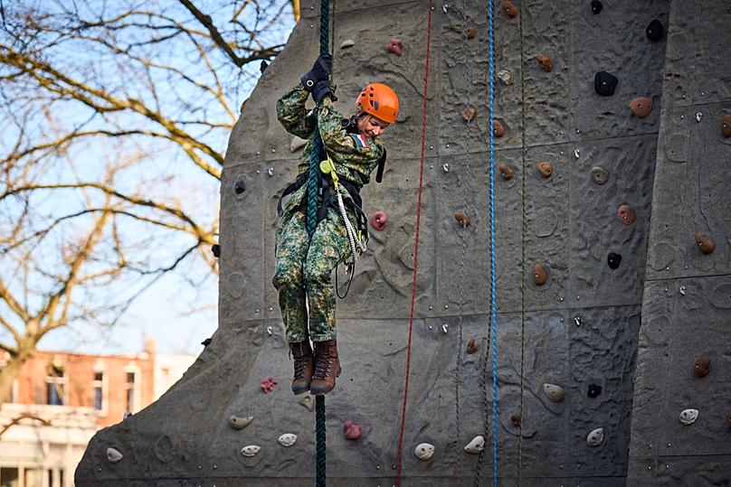 Queen Máxima beginning training as a reservist for the Royal Netherlands Army, 4 February, 2026