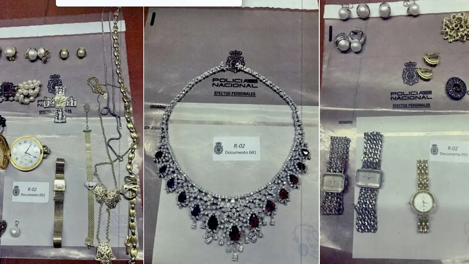 Jewels seized from former PM José Luis Rodríguez Zapatero's office