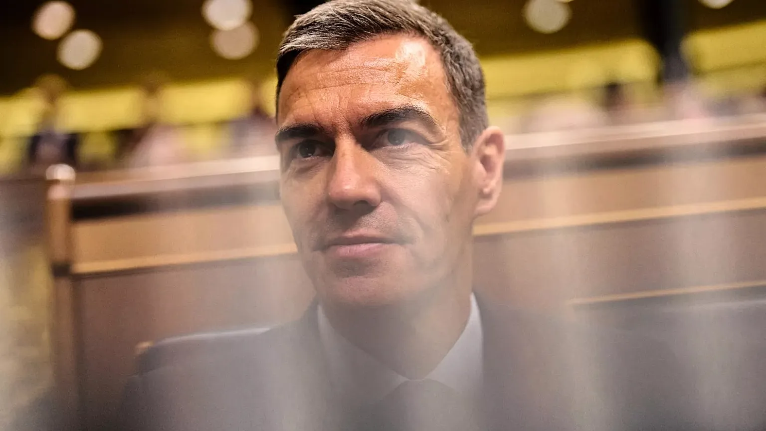 Spanish Prime Minister Pedro Sánchez attends a session of parliament in Madrid, 9 July, 2025