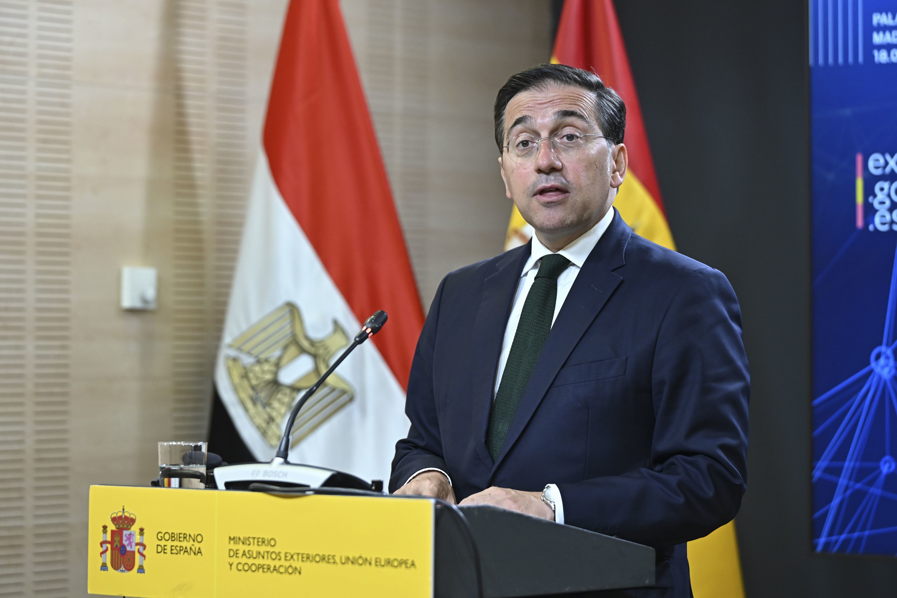 El ministro de Asuntos Exteriores, José Manuel Albares.