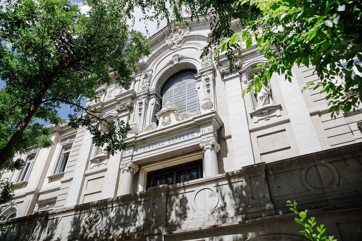 Fachada del Tribunal Supremo, a 20 de junio de 2022, en Madrid. (Carlos Luján./ Europa Press)
