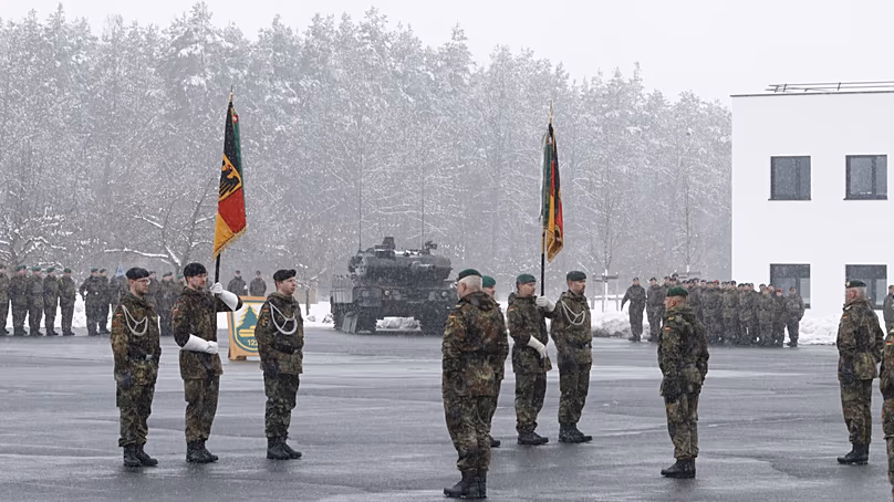 First combat troop battalions to be assigned to the 45 "Lithuania" armoured brigade, 29/01/2026