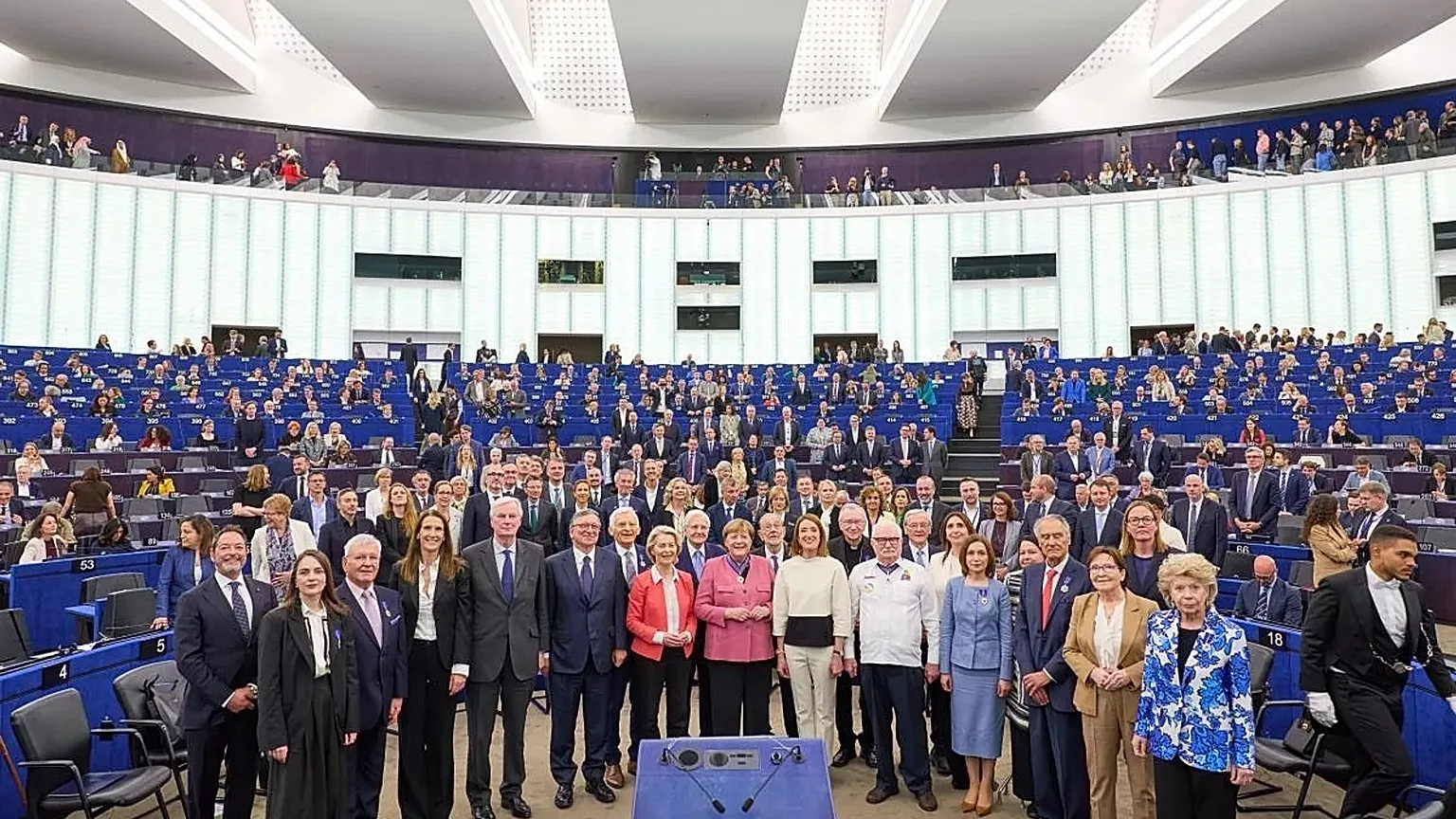 The European Order of Merit is a recognition "of significant contributions to European integration and the defence of European values"
