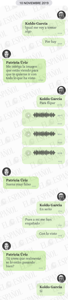 Conversación entre Patricia Úriz y Koldo García
