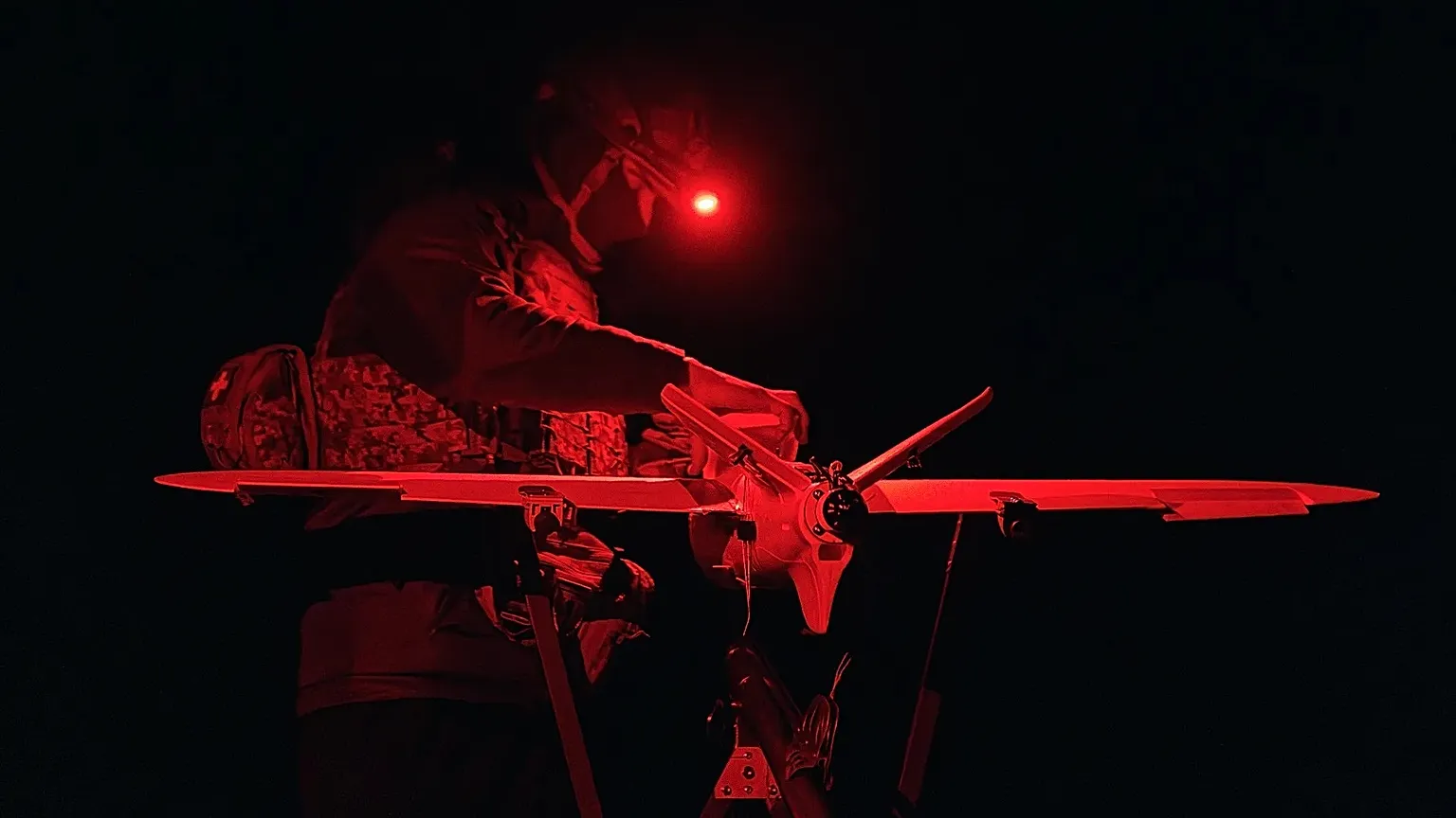 drones at the front line in the Kharkiv region, 14 March, 2026