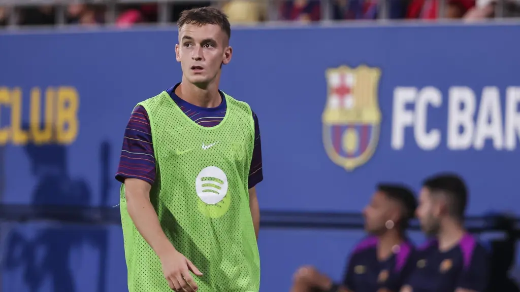 Marc Casadó, durante la celebración del trofeo Joan Gamper.
