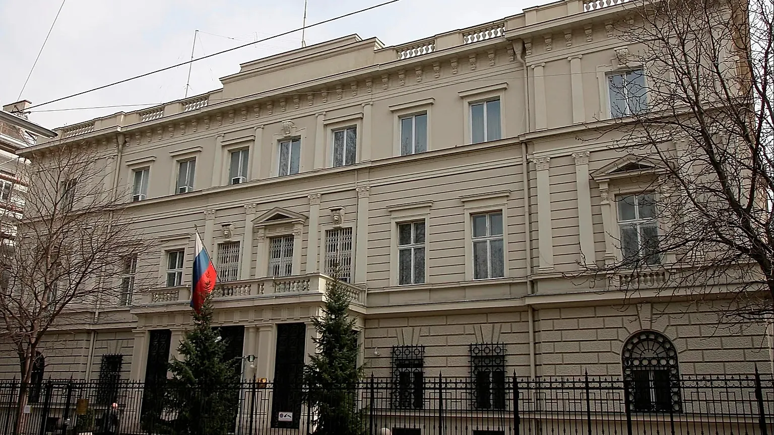 A view of the Russian embassy in Vienna, 19 March, 2010