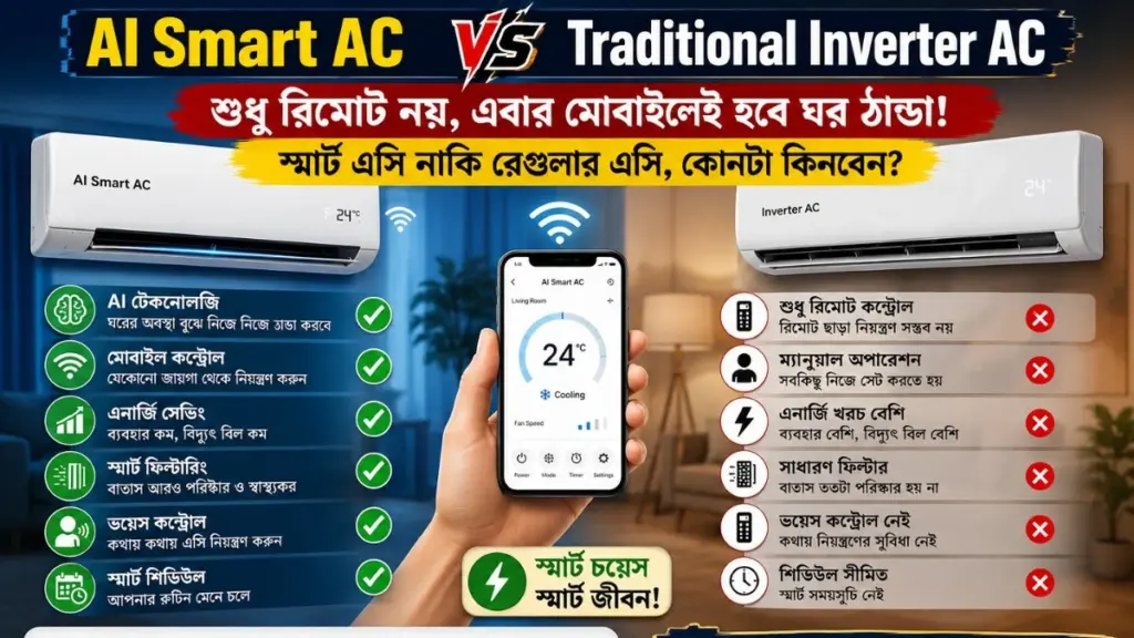 Adiós a facturas altas: ¿Smart AC o aire acondicionado convencional para ahorrar?