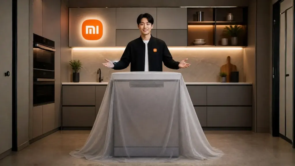 Adiós a fregar ollas: el Xiaomi Mijia Smart Dishwasher Pro 18-Set proyecta datos en tu suelo