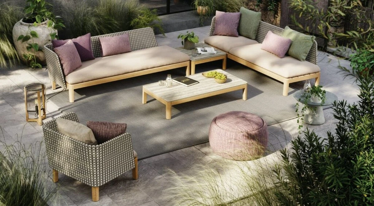 Adiós al calor: el Malta Rattan Garden Sofa Lounger Set de Dunelm baja 100€ - image 1