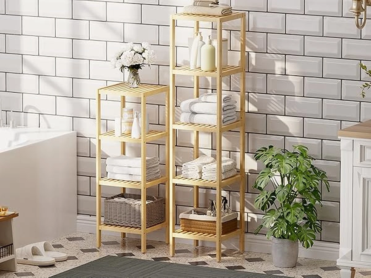 Adiós al desorden: la estantería de bambú de Lidl para un baño tipo spa - image 1