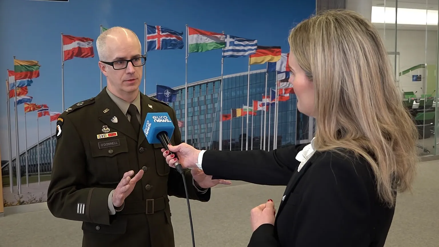 olonel Martin L. O'Donnell, NATO Supreme Headquarters Allied Powers Europe &amp; Shona Murray, Euronews