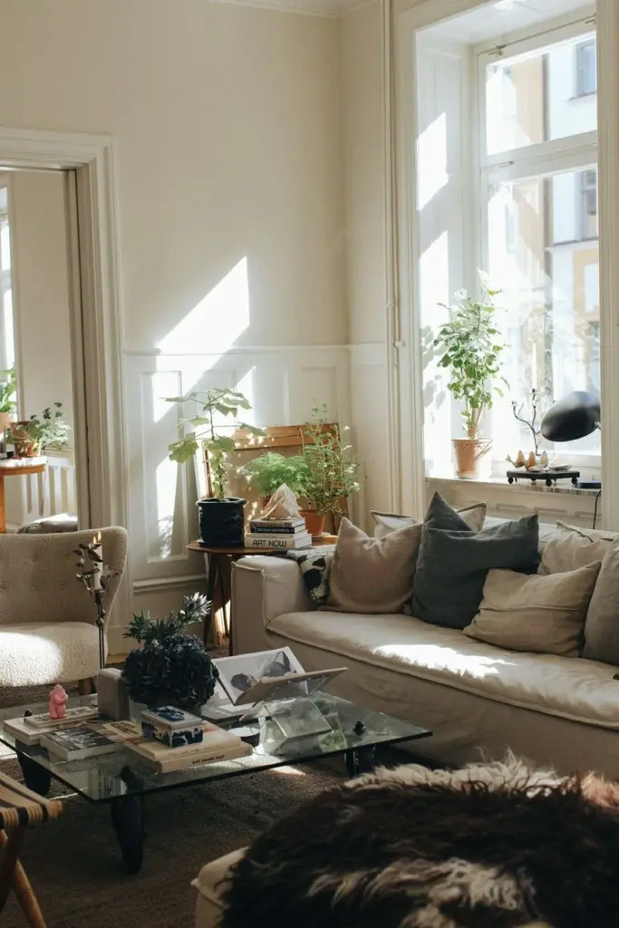 Alféizar de la ventana: el truco de los 3 objetos para un diseño de interiores de revista