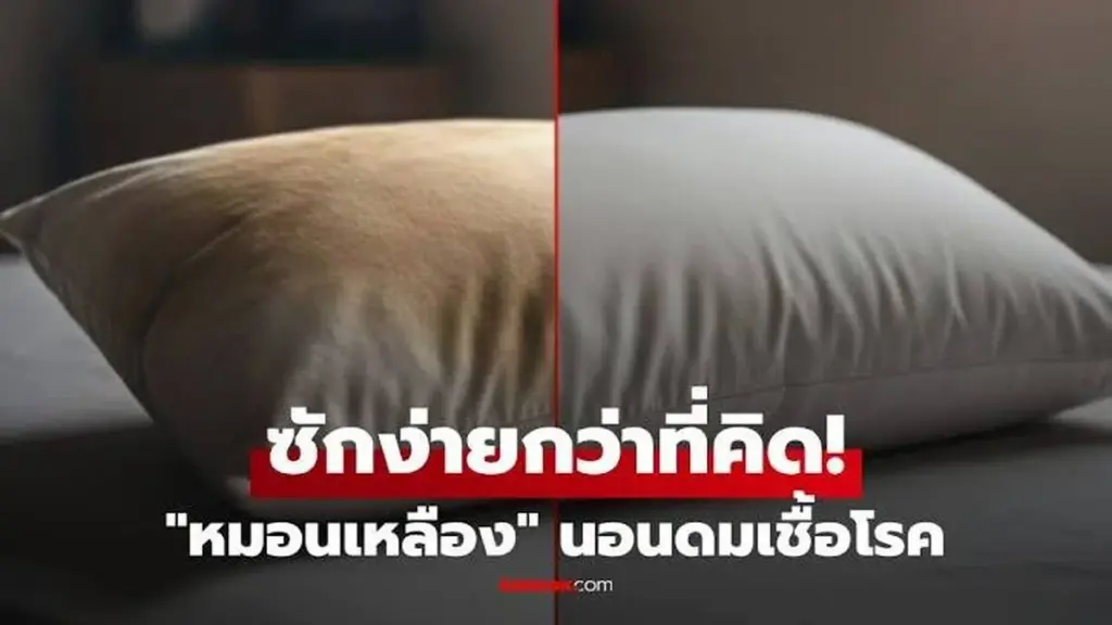 Almohada amarillenta: elimina el moho y las bacterias con este truco de 30 minutos