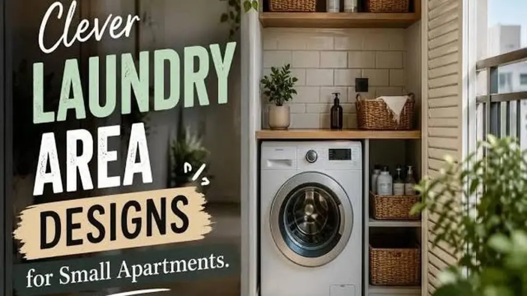 Apartamento pequeño: el truco del diseño de lavandería compacta para ganar metros