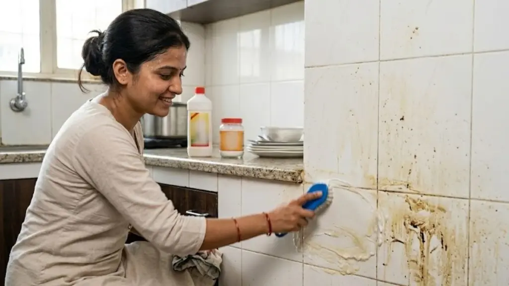 Azulejos sin grasa: el método de 2 minutos para una Cocina impecable